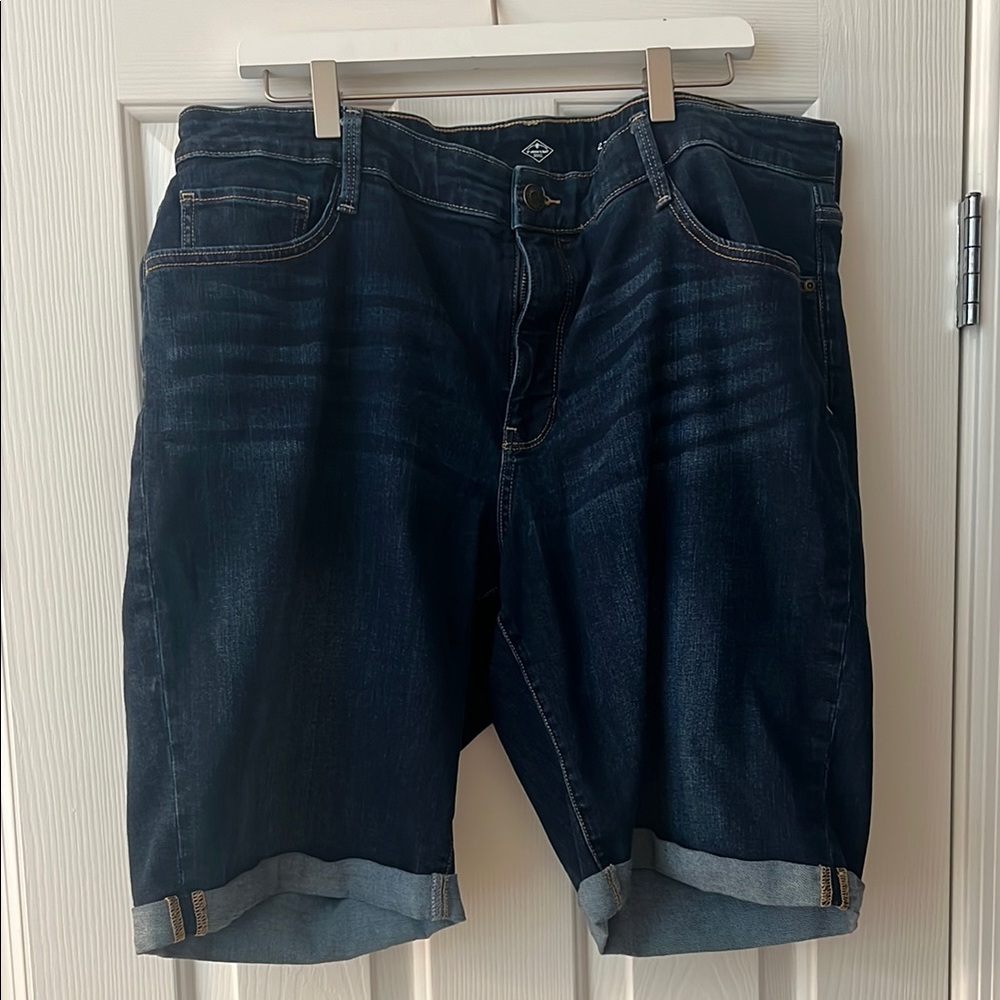 St. John's Bay Dark Blue Women's Bermuda Shorts